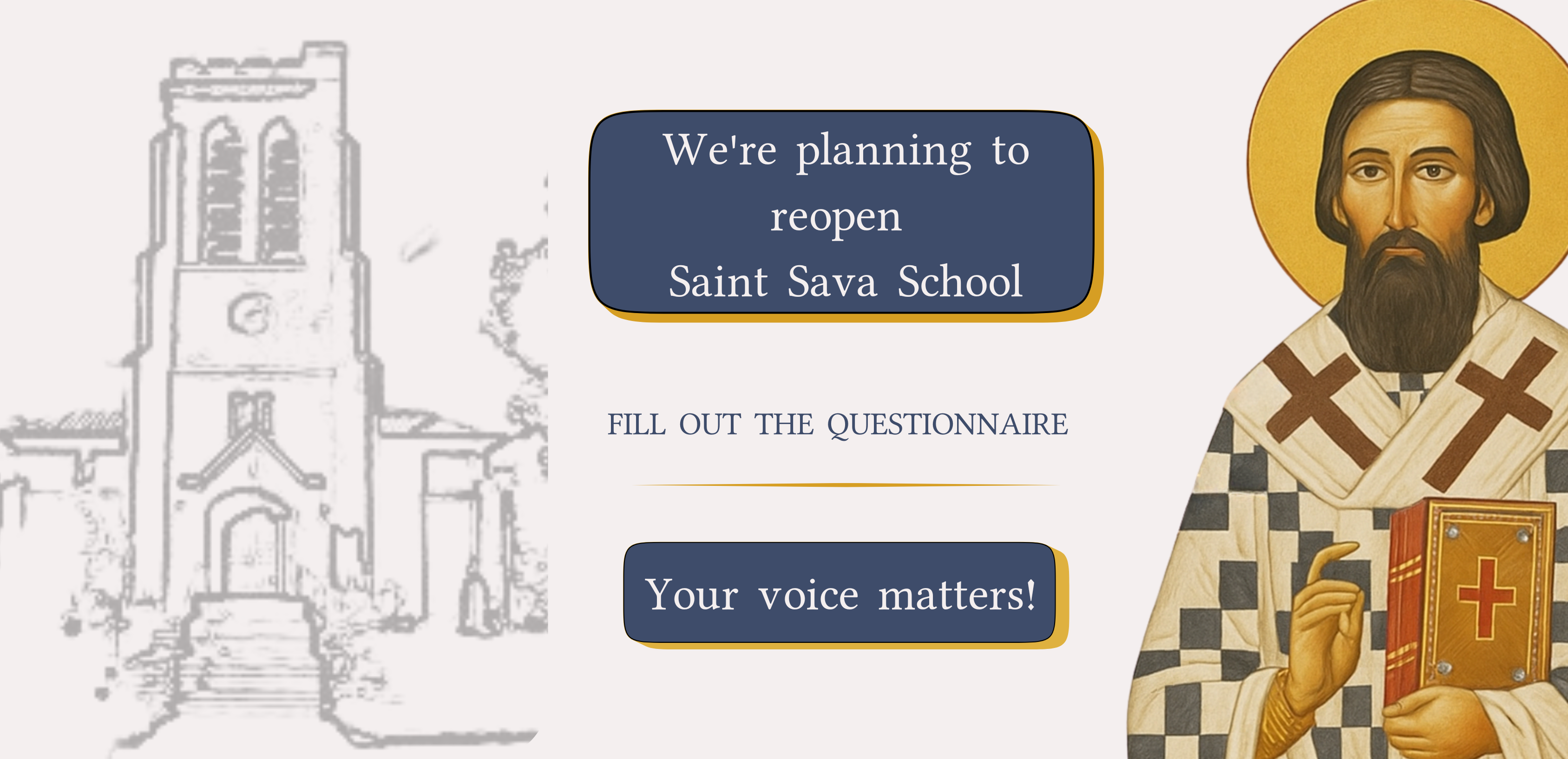 Reopening of “Saint Sava” School