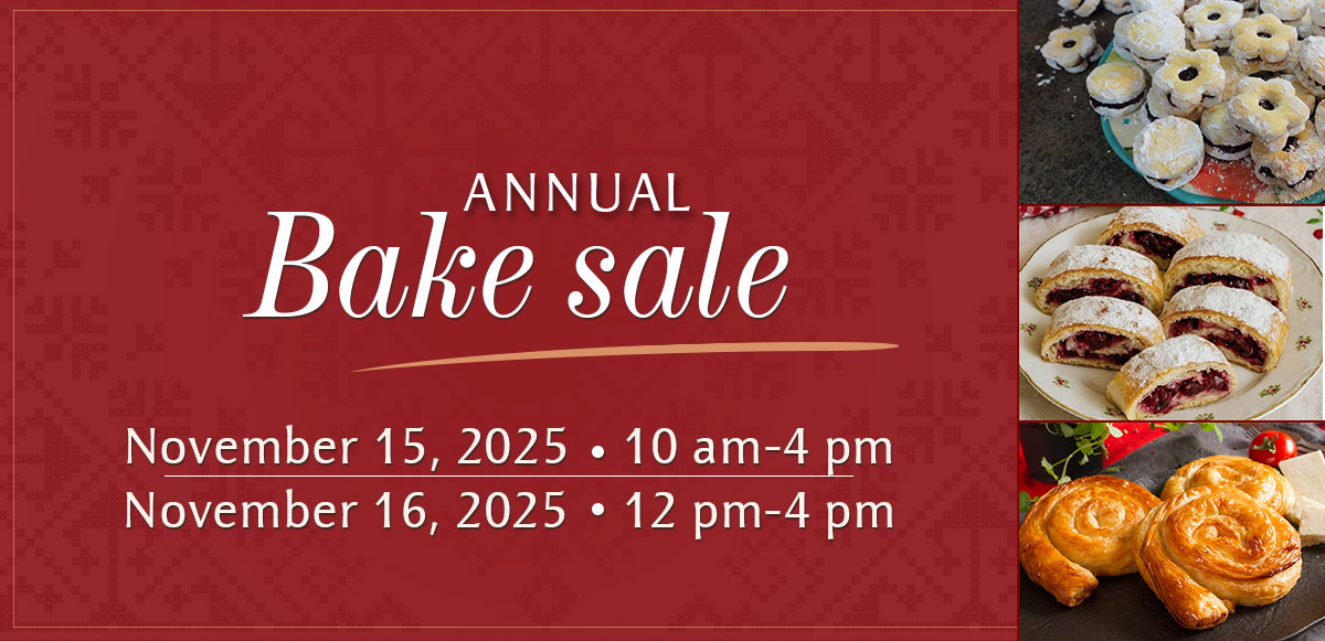 Invitation to our annual Bake sale